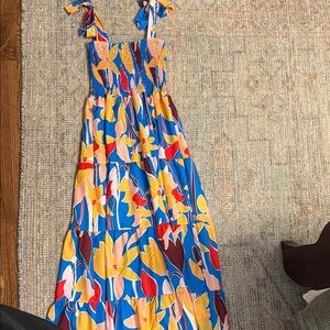 Colorful Floral Maxi Dress